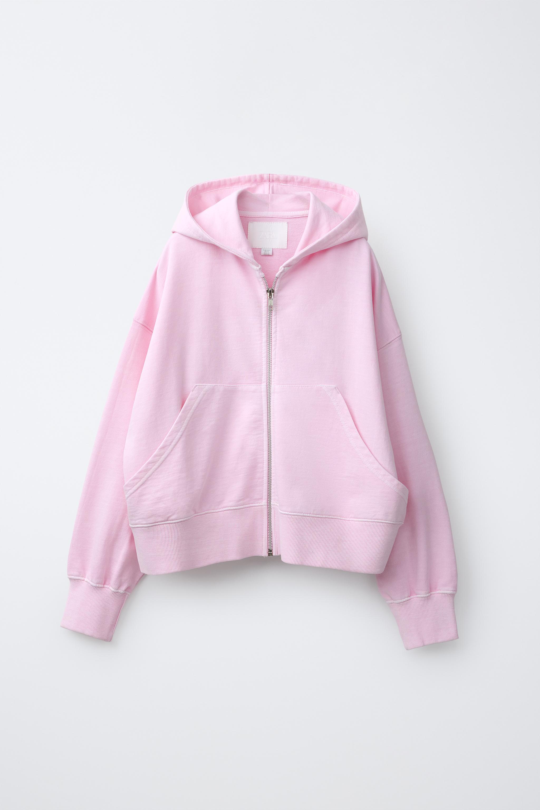 PLUSH ZIP SWEATSHIRT